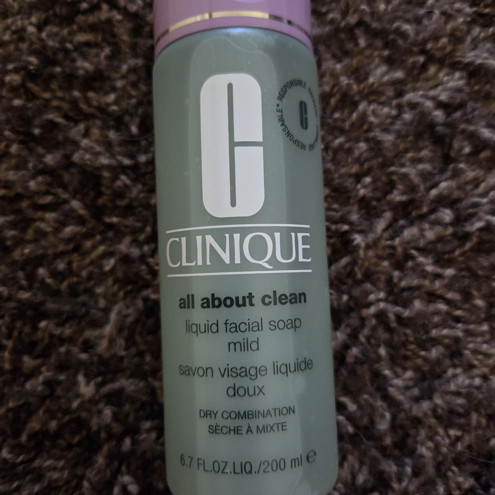 Clinique All About Clean Liquid Facial Soap - Soft Green and Lavender